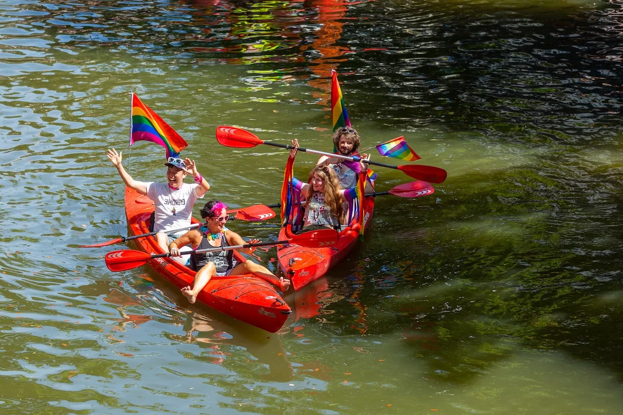 Kayak en grupo